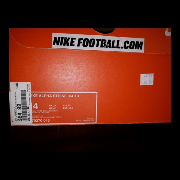 2014 Nike Alpha Strike 3/4 TD Cleats - Picture 5 of 6